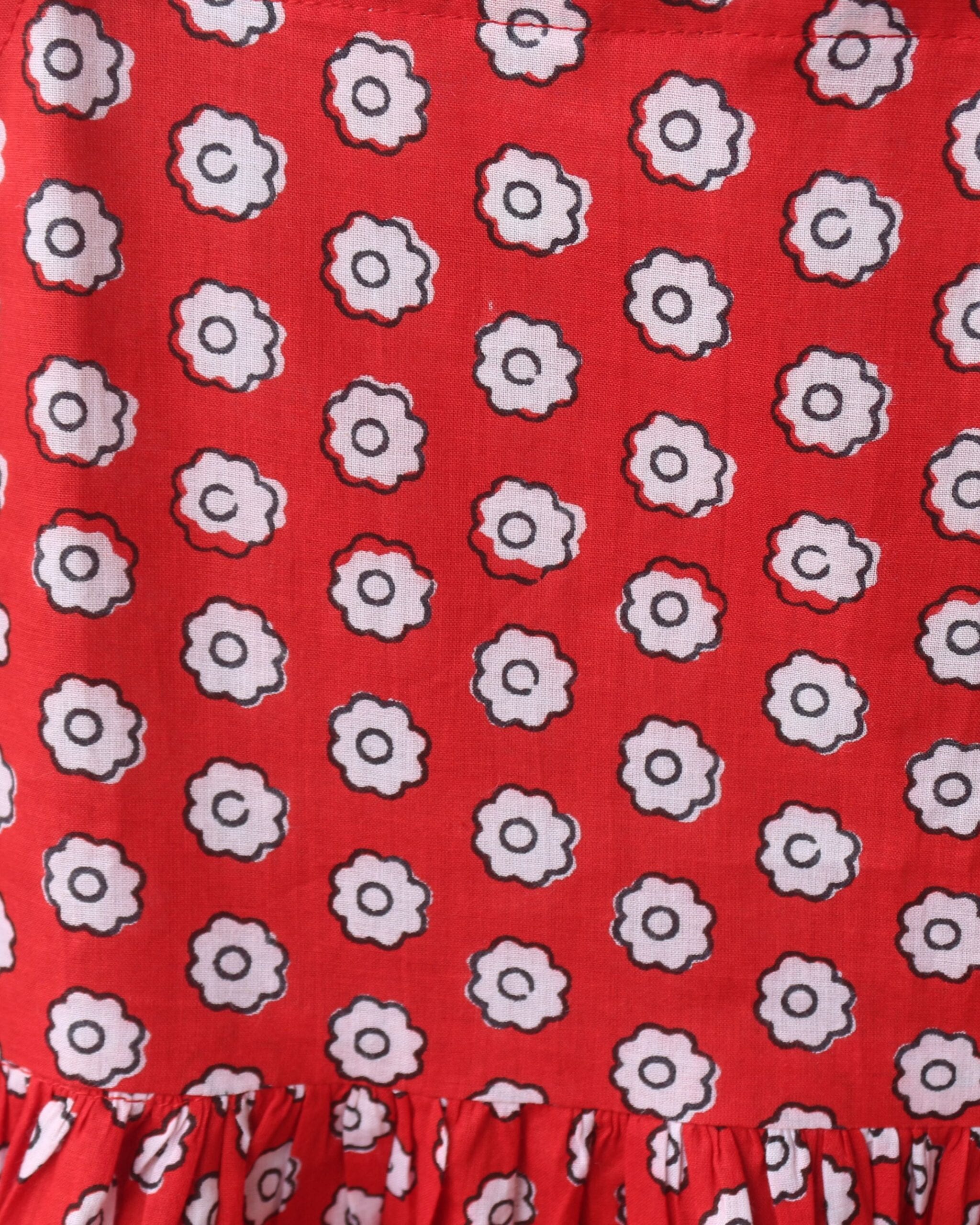 Crimson Blossom Dress - Image 2