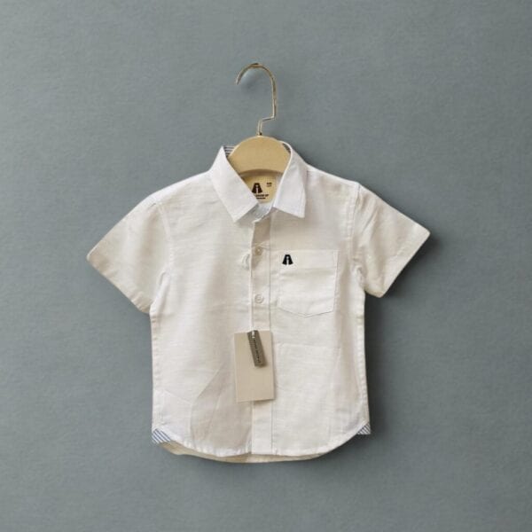 Ivory Classic Linen Shirt