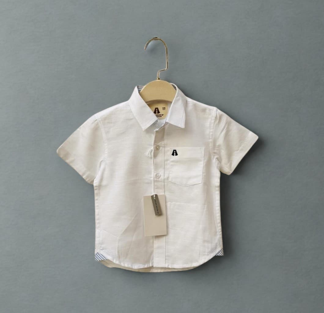 Ivory Classic Linen Shirt