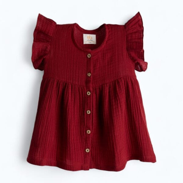 Berry Royale Flutter Frock