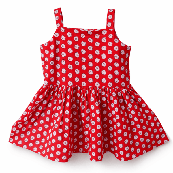 Crimson Blossom Dress