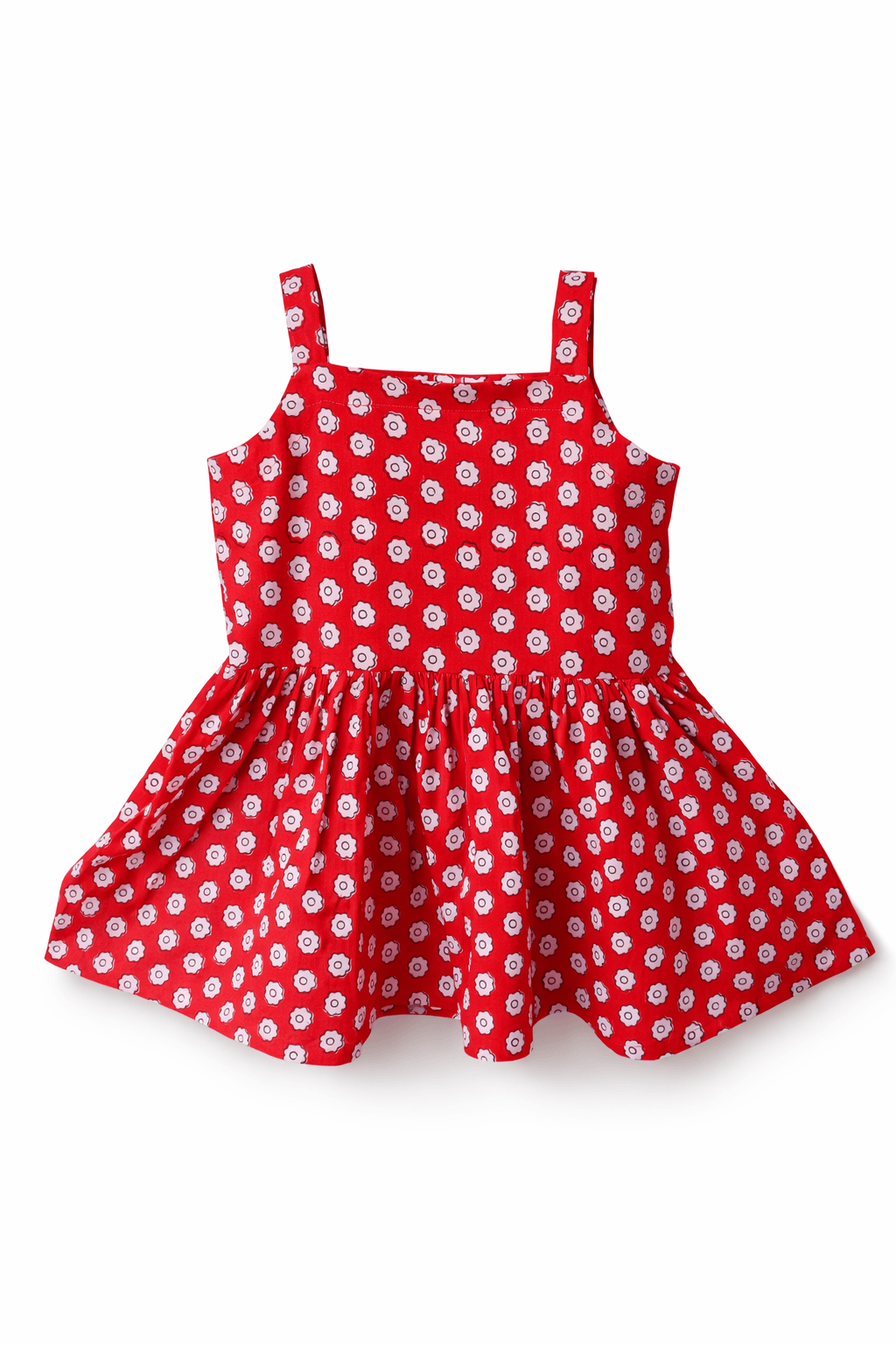 Crimson Blossom Dress