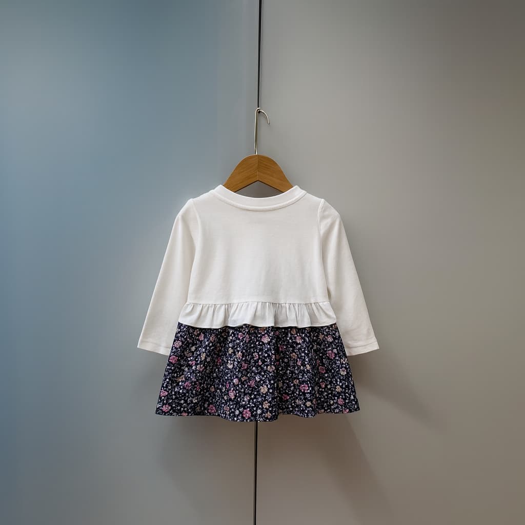 Blossom Ruffle Baby Dress - Image 3