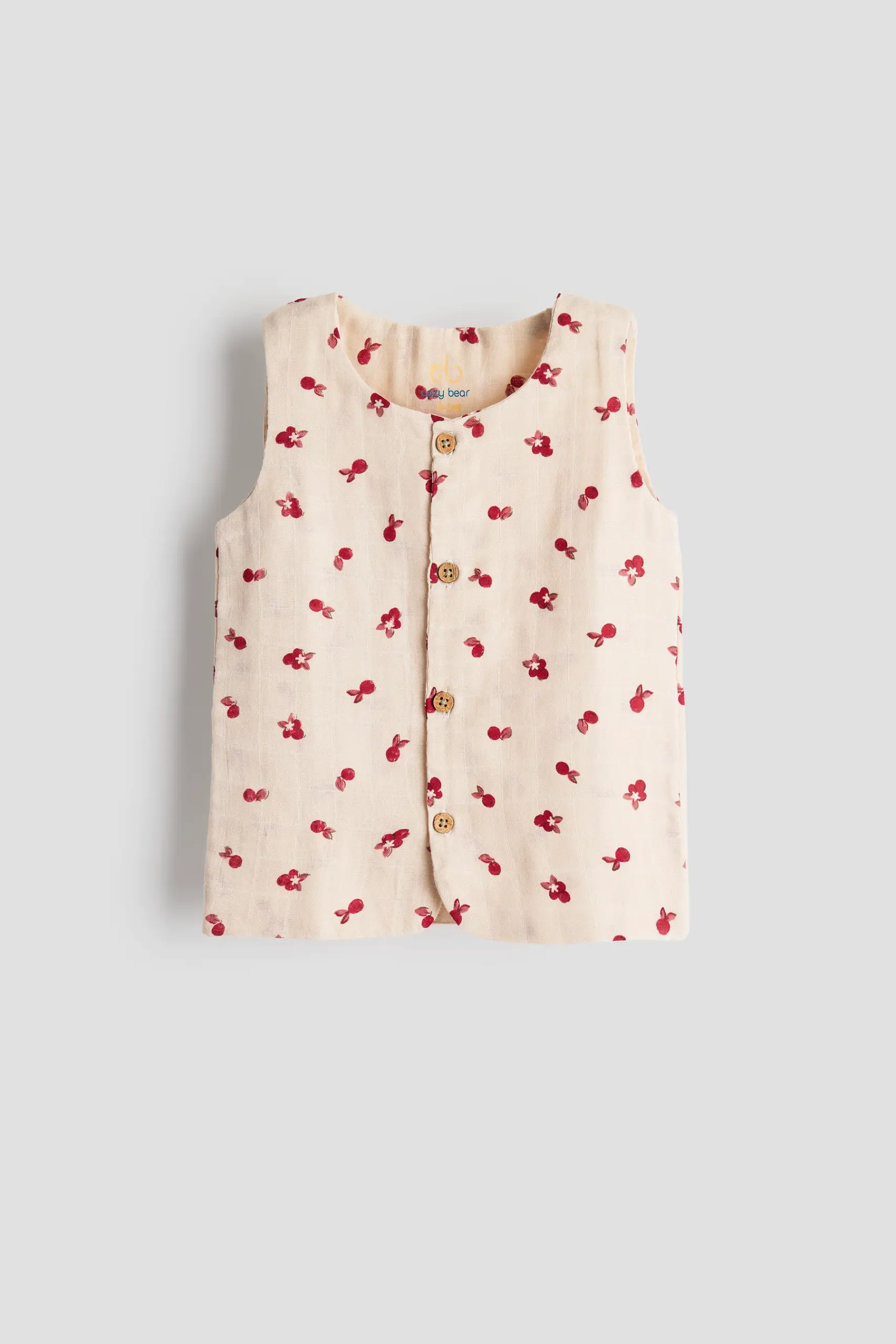 Berry Buttoned Set - Image 3