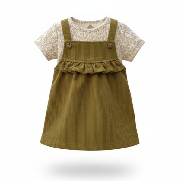 Heritage Ruffle Overall Dress