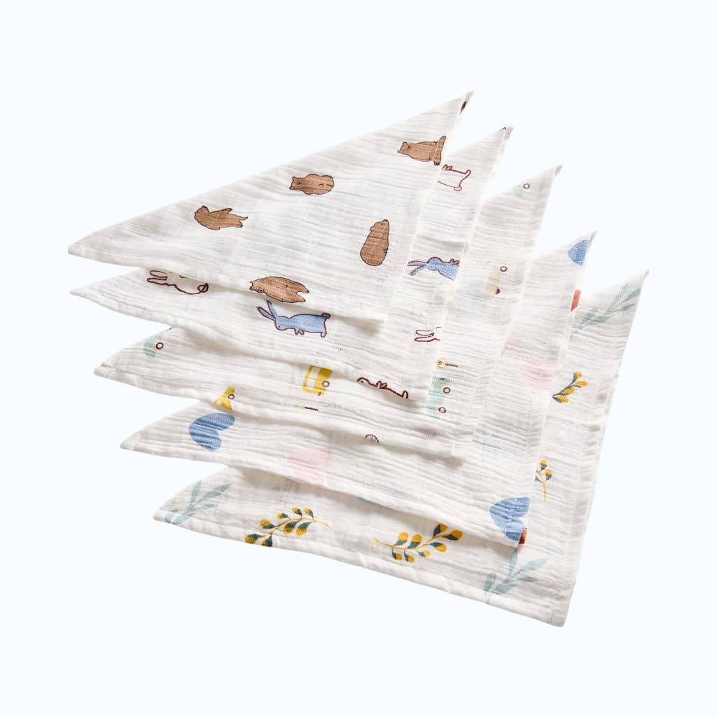 CloudSoft Muslin Towels (Set of 5) - Image 7