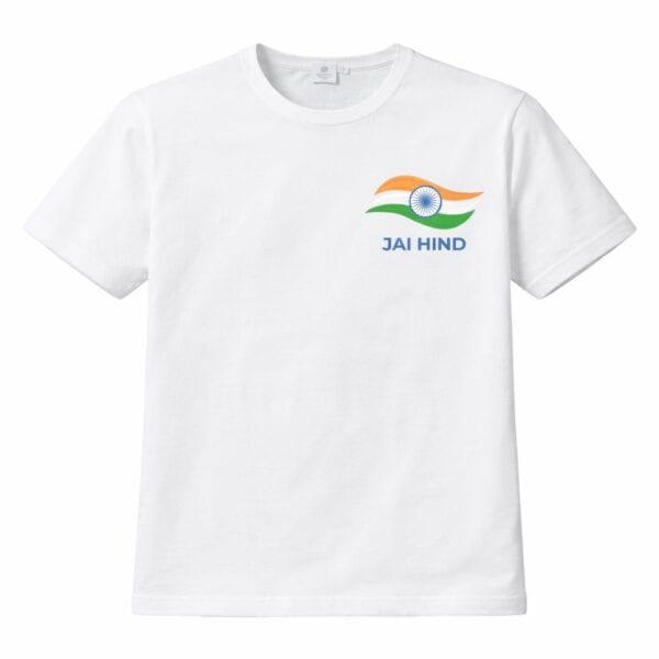 T-shirt with Indian Flag