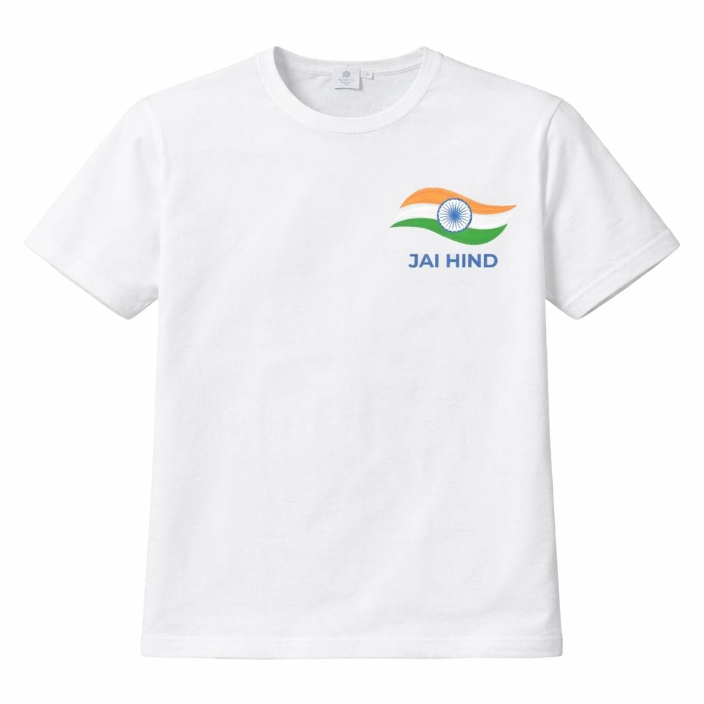 T-shirt with Indian Flag