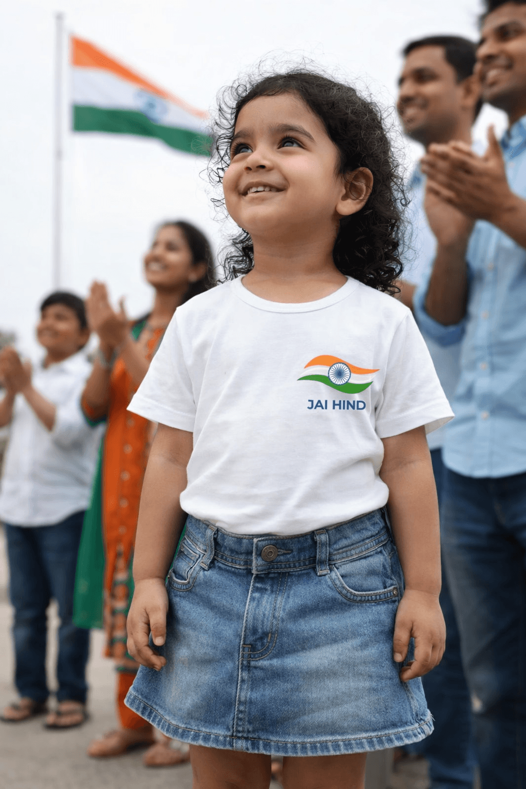 T-shirt with Indian Flag - Image 4