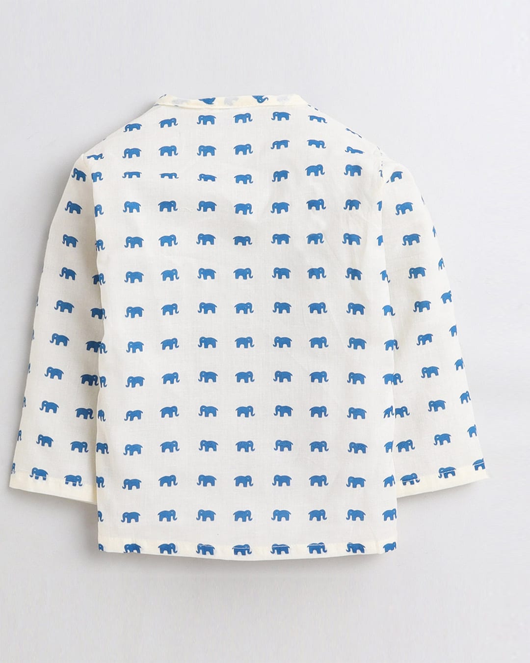 Gajraj Ivory Angrakha Kurta Set - Image 3