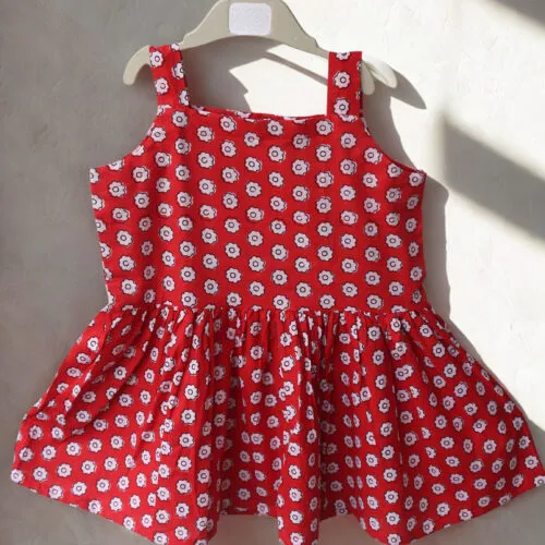 Crimson Blossom Dress