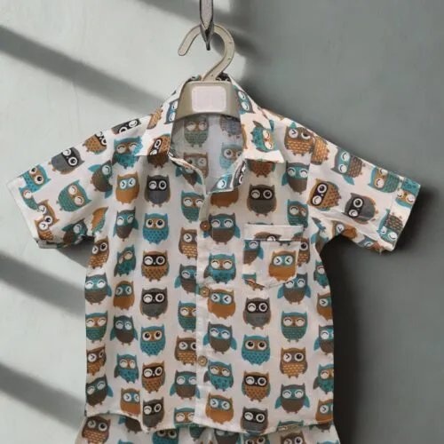 Night Owl Cotton Co-ord Set