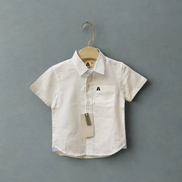 Ivory Classic Linen Shirt