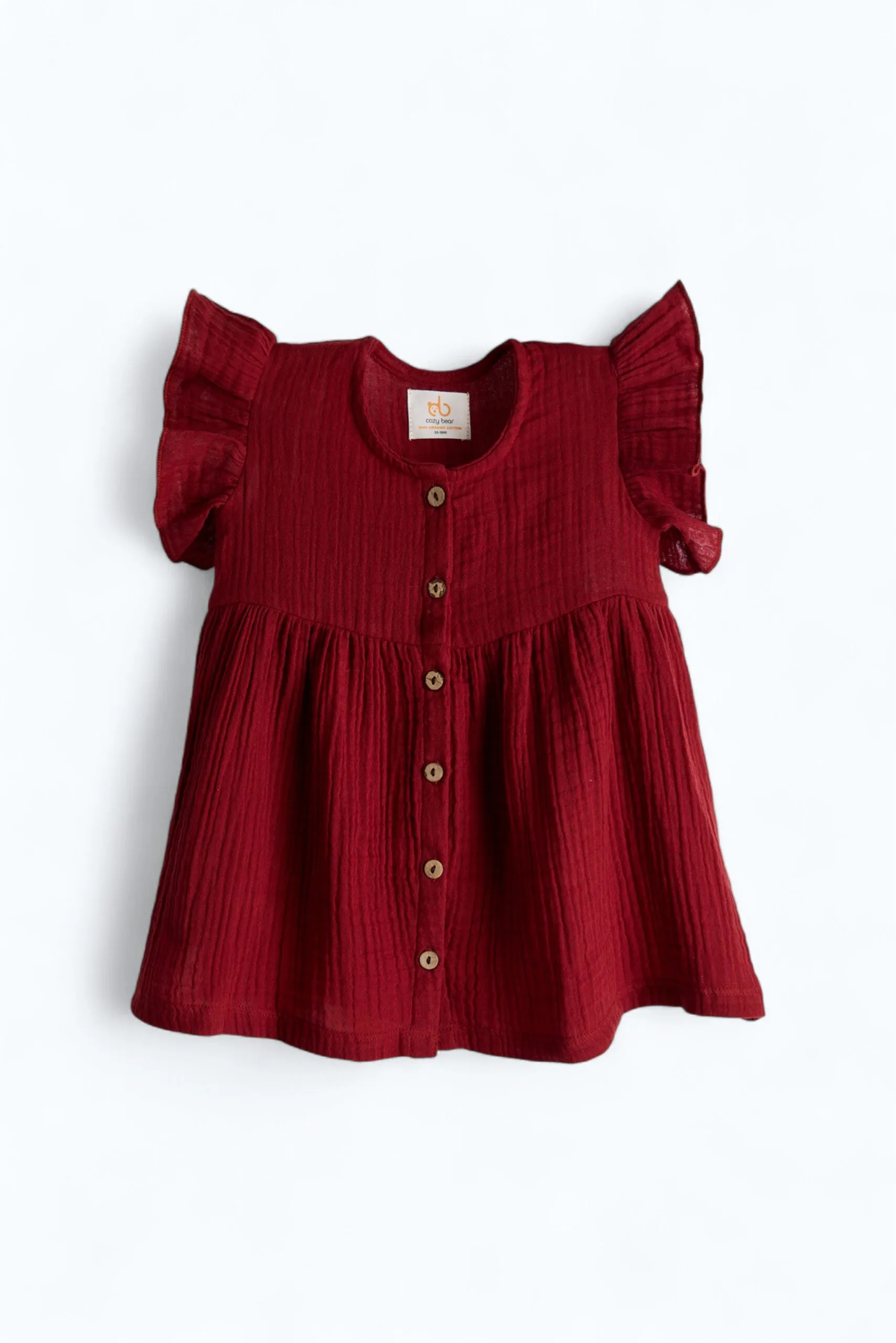 Berry Royale Flutter Frock