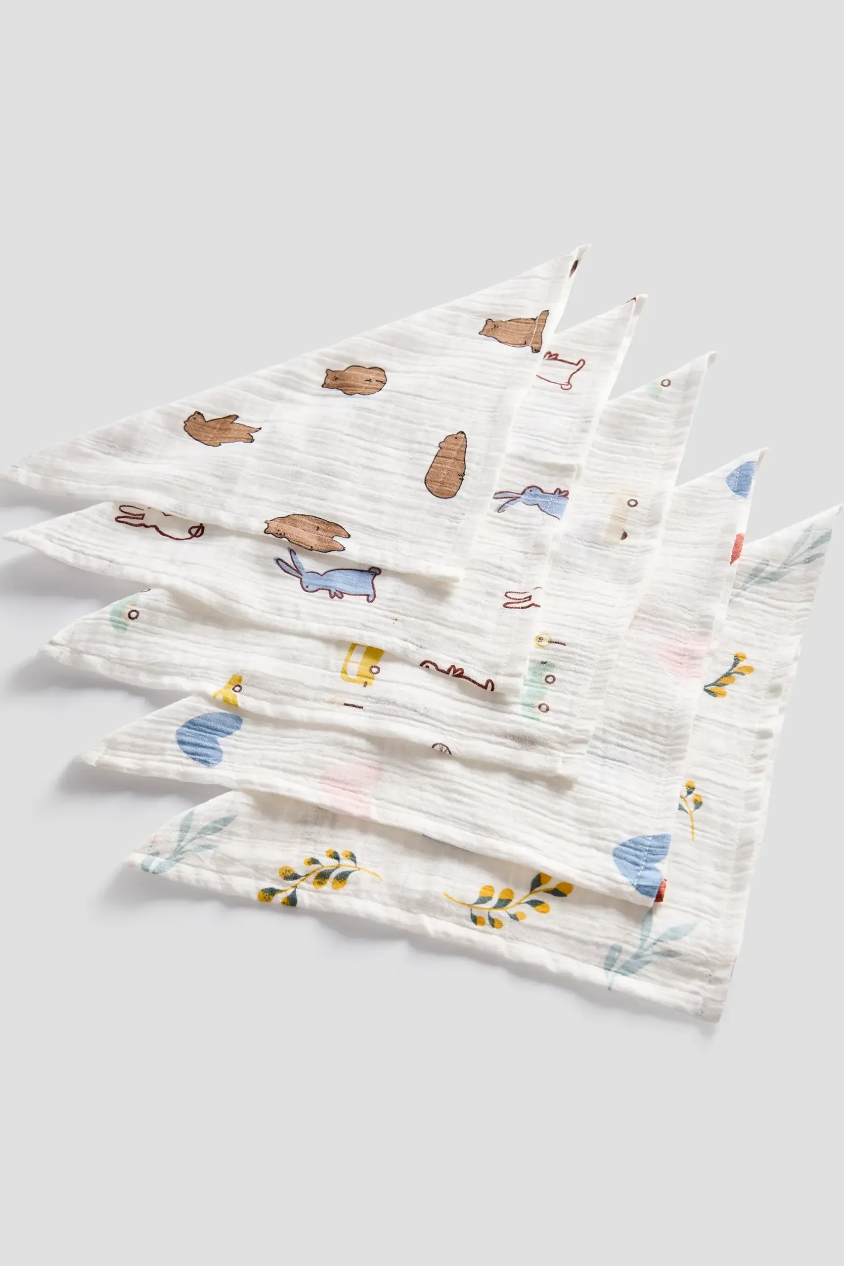 CloudSoft Muslin Towels (Set of 5)
