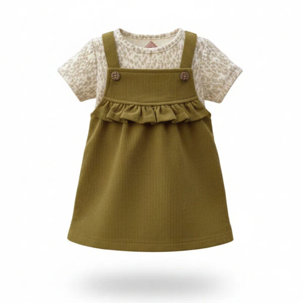 Heritage Ruffle Overall Dress