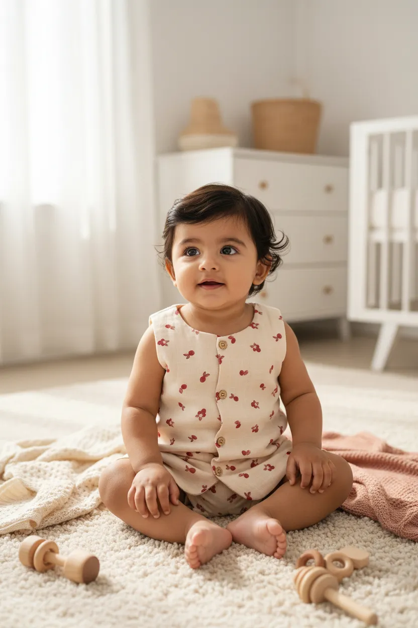 Berry Buttoned Set - Image 2