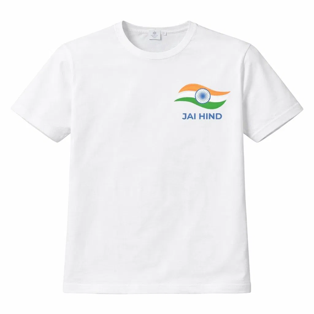 Jai Hind Kids Republic Day T-Shirt